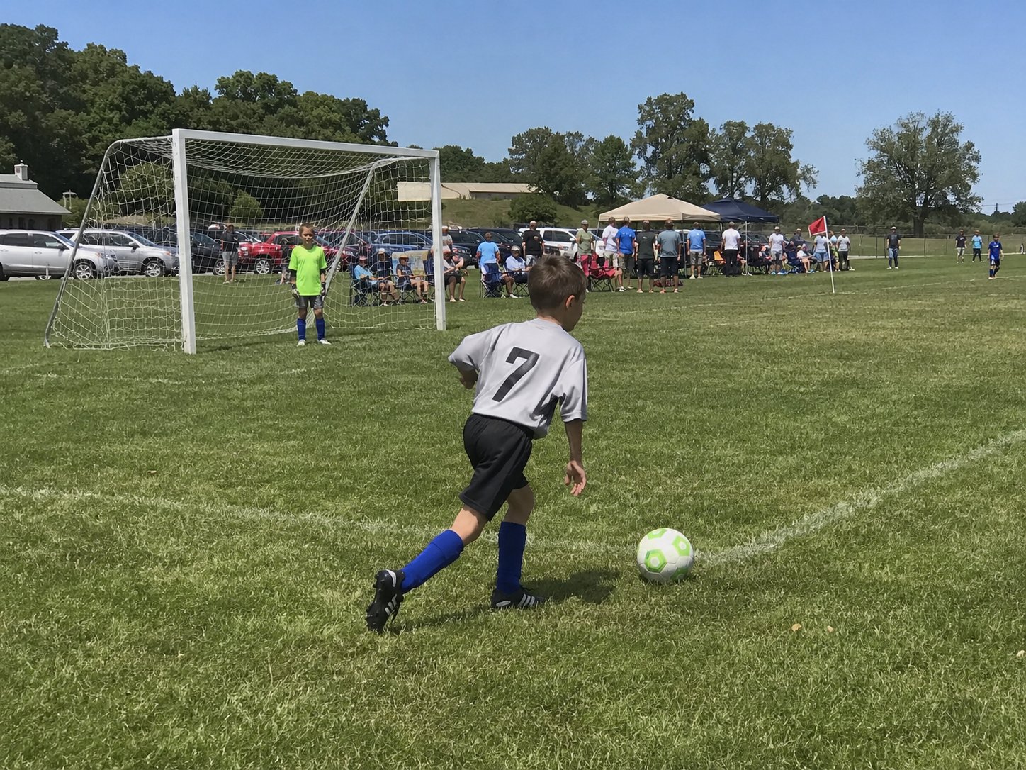 Grandchild Soccer Game